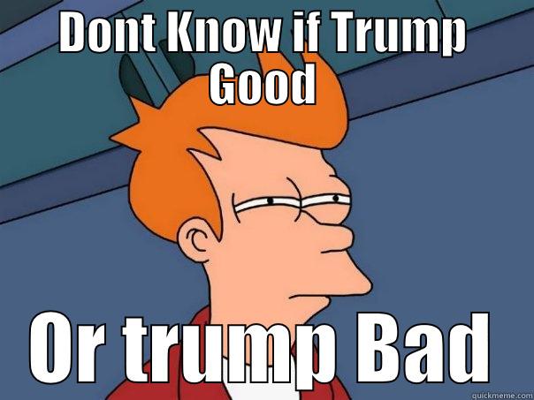 Trump Debates - DONT KNOW IF TRUMP GOOD OR TRUMP BAD Futurama Fry