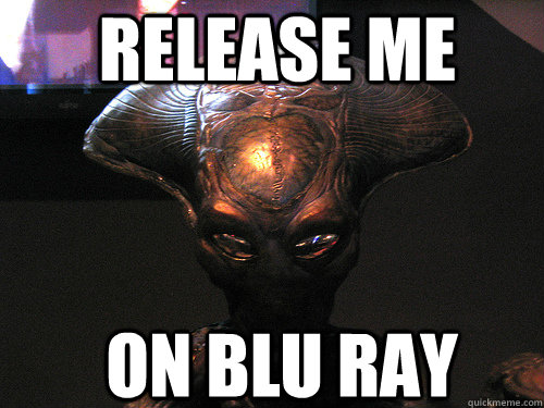 Release me On Blu Ray  Independence Day Alien