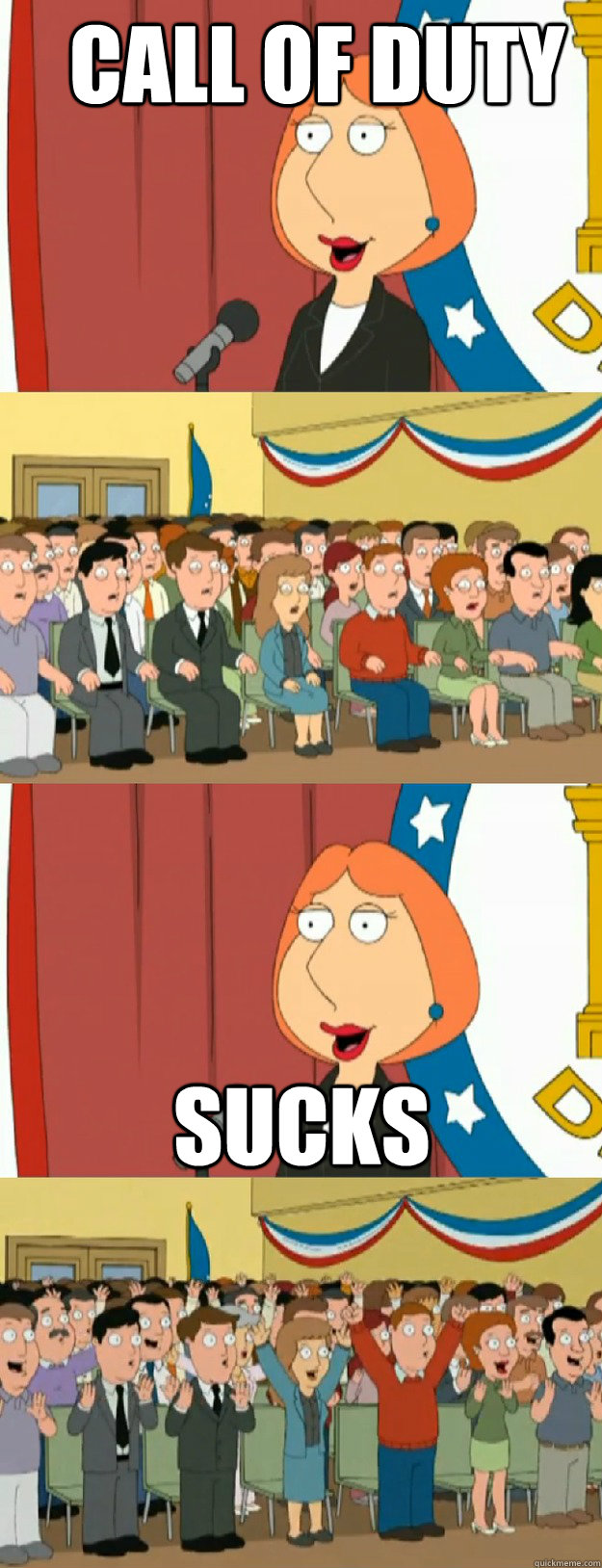 CALL OF DUTY sucks - CALL OF DUTY sucks  Lois Griffin