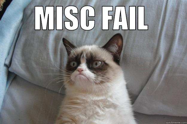 Misc Fail - MISC FAIL  Grumpy Cat