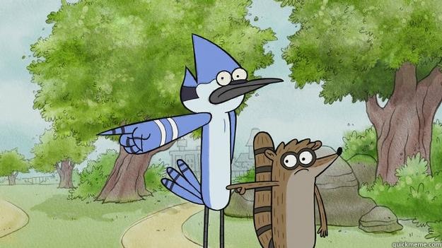   -    Mordecai and Rigby