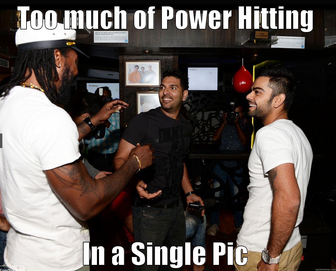 IPL Troll - TOO MUCH OF POWER HITTING IN A SINGLE PIC Misc