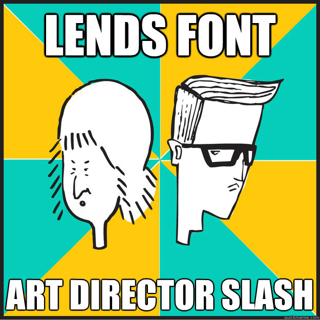 lends font art director slash - lends font art director slash  The Slash-Hunters