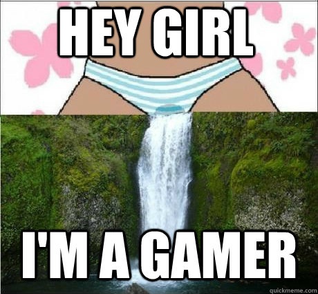 Hey Girl I'm a gamer  