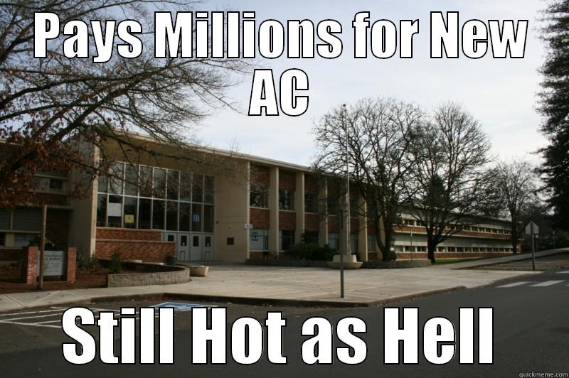 PAYS MILLIONS FOR NEW AC STILL HOT AS HELL Misc