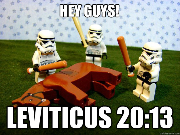 Hey guys! Leviticus 20:13 - Hey guys! Leviticus 20:13  Misc