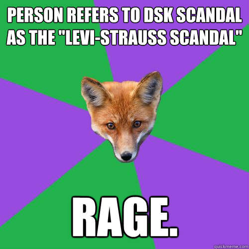 Person refers to DSK Scandal as the 