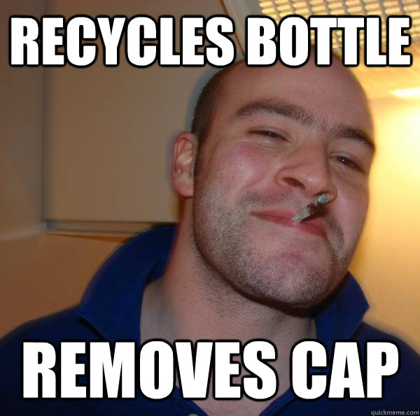 Recycles Bottle Removes Cap - Recycles Bottle Removes Cap  Misc