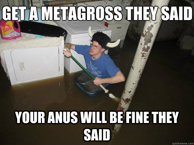 Get a Metagross they said Your anus will be fine they said - Get a Metagross they said Your anus will be fine they said  Do the laundry they said