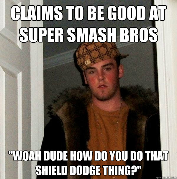 Claims to be good at super Smash Bros 