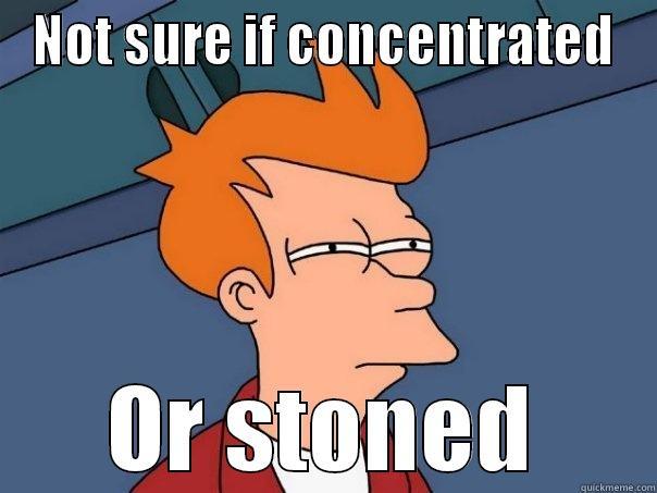 NOT SURE IF CONCENTRATED OR STONED Futurama Fry