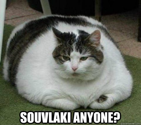 Souvlaki Anyone? - Souvlaki Anyone?  Fat cat hates fags