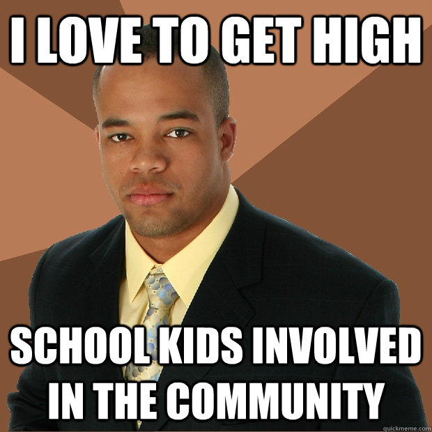 I love to get high school kids involved in the community  Successful Black Man