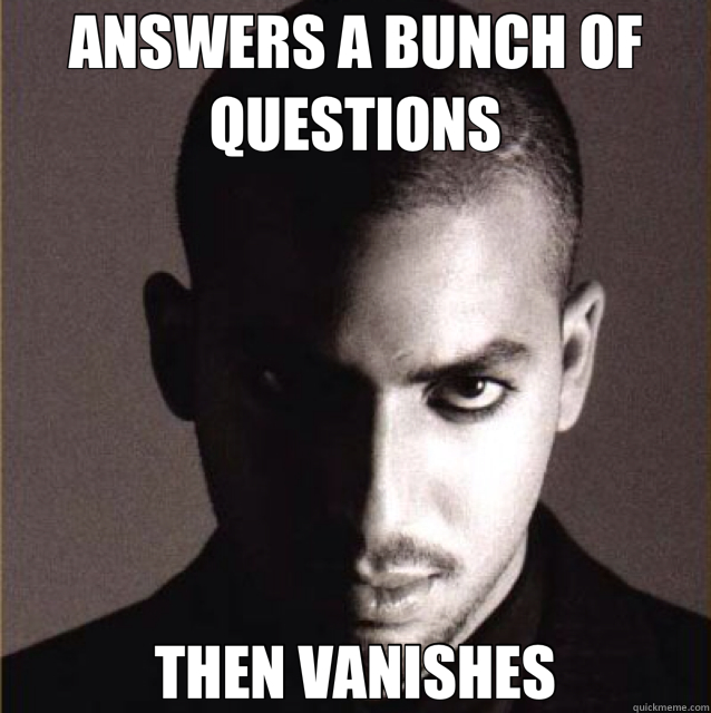 ANSWERS A BUNCH OF QUESTIONS THEN VANISHES  David Blaine