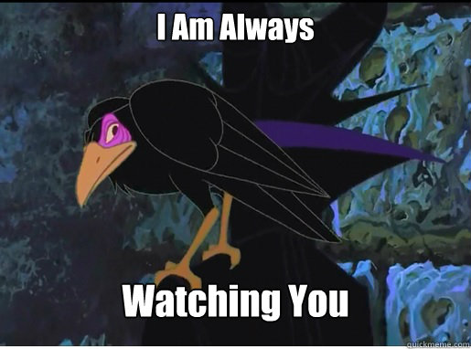 I Am Always Watching You  Angry Crow