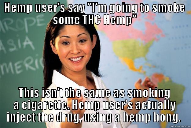 hemp users - HEMP USER'S SAY 