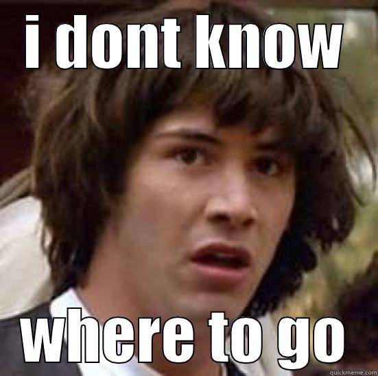 grade 10's be like - I DONT KNOW WHERE TO GO conspiracy keanu