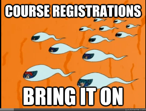 course registrations Bring it on - course registrations Bring it on  minerva