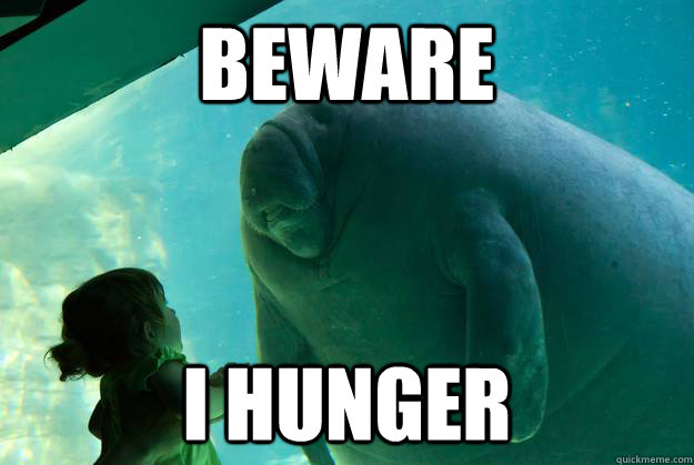 beware i hunger  Overlord Manatee