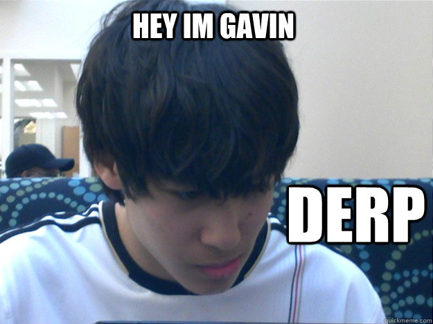 hey im gavin DERP  