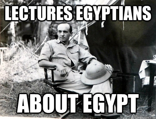 Lectures Egyptians About Egypt  