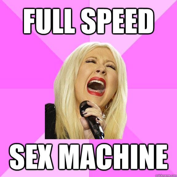 Full speed SEX Machine - Wrong Lyrics Christina