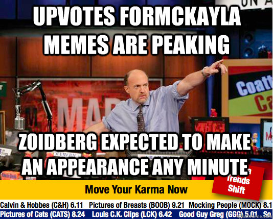 Upvotes forMckayla memes are peaking zoidberg expected to make an appearance any minute  Mad Karma with Jim Cramer