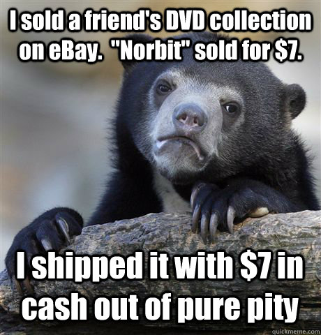 I sold a friend's DVD collection on eBay.  