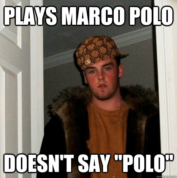 plays marco polo doesn't say 