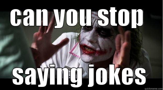 stop it  - CAN YOU STOP  SAYING JOKES Joker Mind Loss