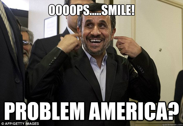 oooops.....smile! problem america?  