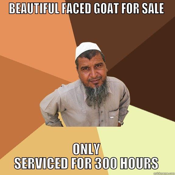 BEAUTIFUL FACED GOAT FOR SALE ONLY SERVICED FOR 300 HOURS Ordinary Muslim Man