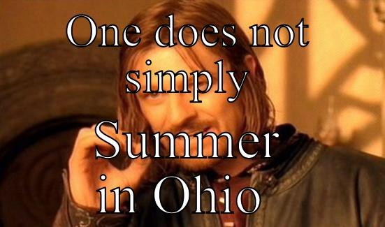 Cleveland rocks - ONE DOES NOT SIMPLY SUMMER IN OHIO  Boromir