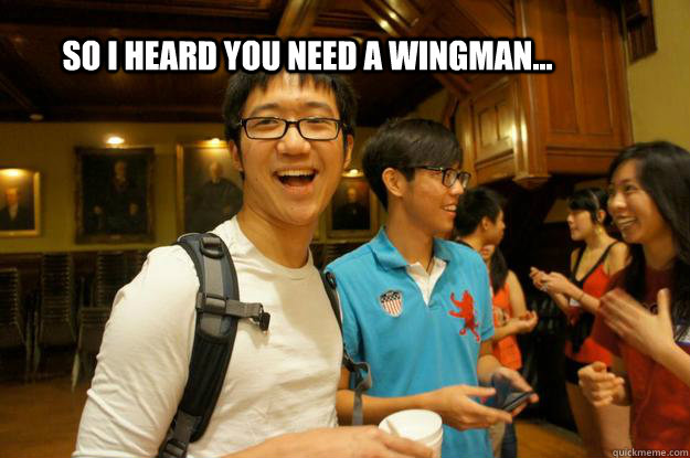 So i heard you need a wingman...  