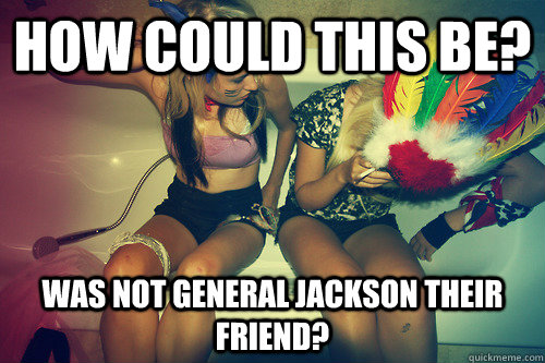 How could this be? Was not General Jackson their friend?  Primary Source Account Of The Trail Of Tears Hipster Headdress