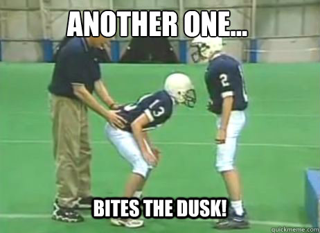 Another one... bites the dusk!  Jerry Sandusky