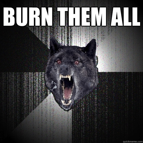 BURN THEM ALL   Insanity Wolf