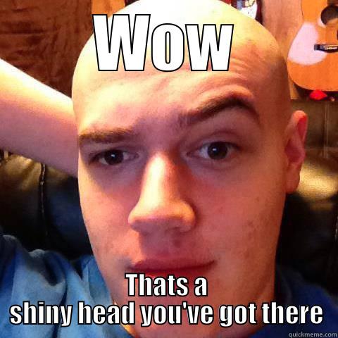 I have no hair -    WOW    THATS A SHINY HEAD YOU'VE GOT THERE Misc