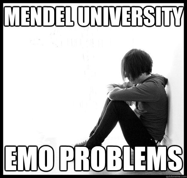 mendel university emo problems  