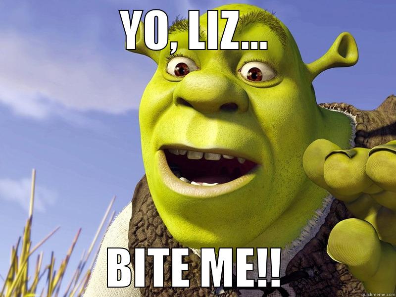 Yo Liz!! - YO, LIZ... BITE ME!! Misc