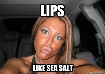 Lips like sea salt  