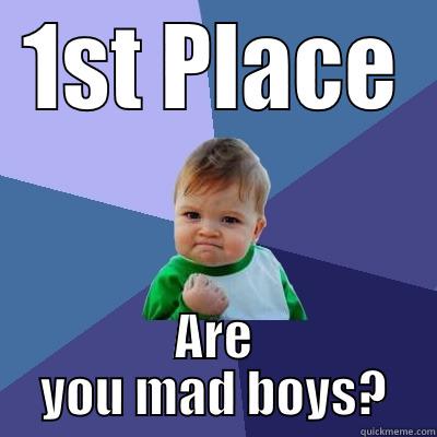 1ST PLACE ARE YOU MAD BOYS? Success Kid