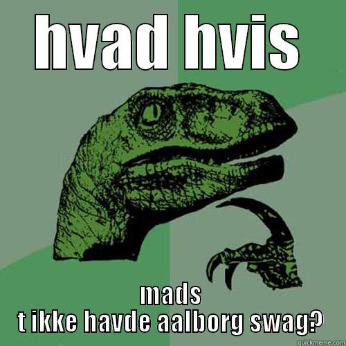 HVAD HVIS MADS T IKKE HAVDE AALBORG SWAG? Philosoraptor