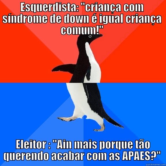 pinguim da esquerda - ESQUERDISTA: 