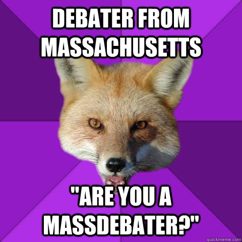 Debater from Massachusetts 