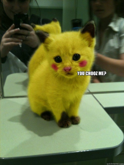   You chooz me?  Pikachu Assisted Suicide