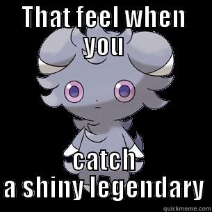 THAT FEEL WHEN YOU CATCH A SHINY LEGENDARY Misc