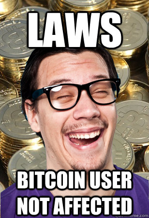 laws bitcoin user not affected  Bitcoin user not affected