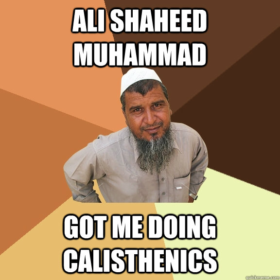 Ali Shaheed Muhammad got me doing calisthenics   Ordinary Muslim Man