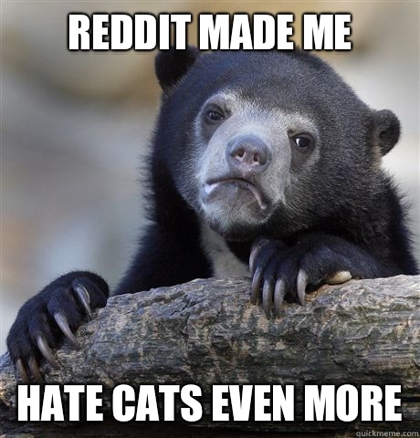 Reddit made me Hate cats even more  Confession Bear